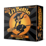 Bettie Page Halloween Holiday Ornament - Midnight Ride