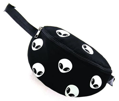 Alien Glow In The Dark Hip Pouch