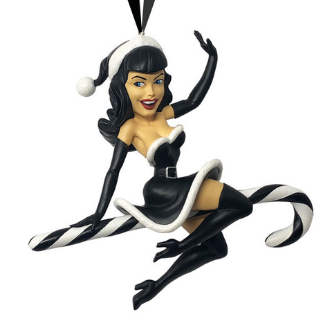 Bettie Page Holiday Ornament - Naughty & Nice