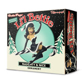 Bettie Page Holiday Ornament - Naughty & Nice