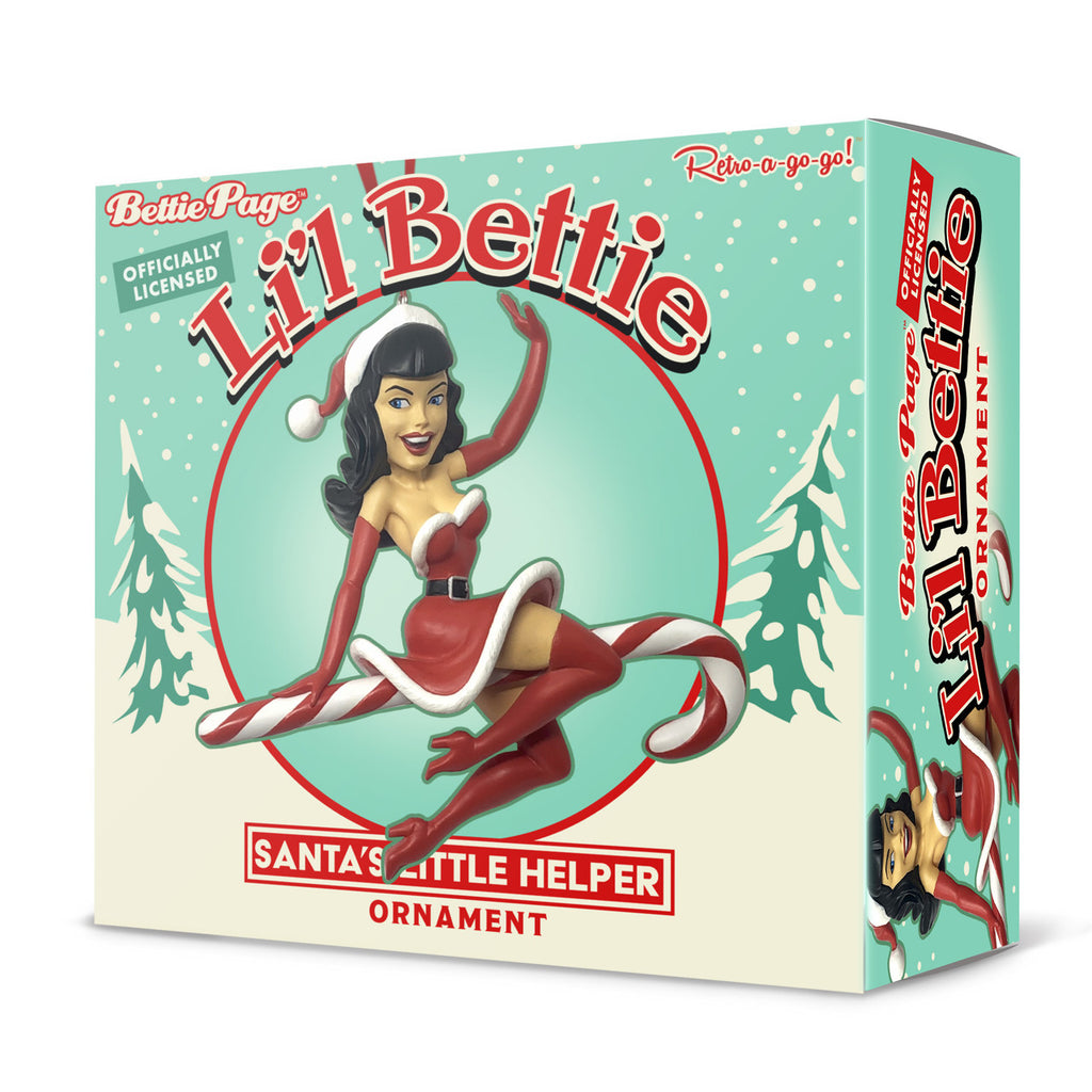 Bettie Page Holiday Ornament
