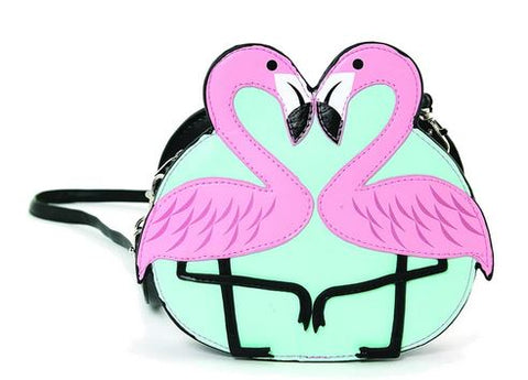 Pink Flamingo Handbag Purse