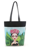 Frida Unibrow Tote Handbag Purse
