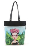 Frida Unibrow Tote Handbag Purse