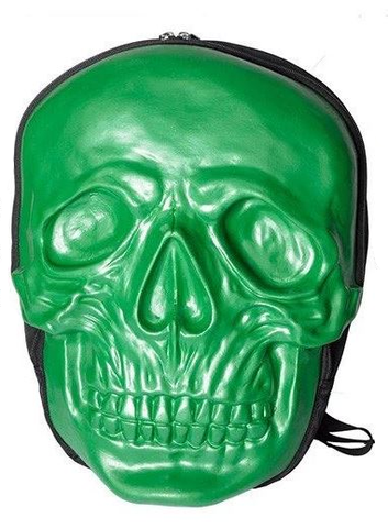 Green Skull Backpack
