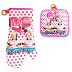 I Love Lucy Kitchen Pot Holder & Oven Mitt Set