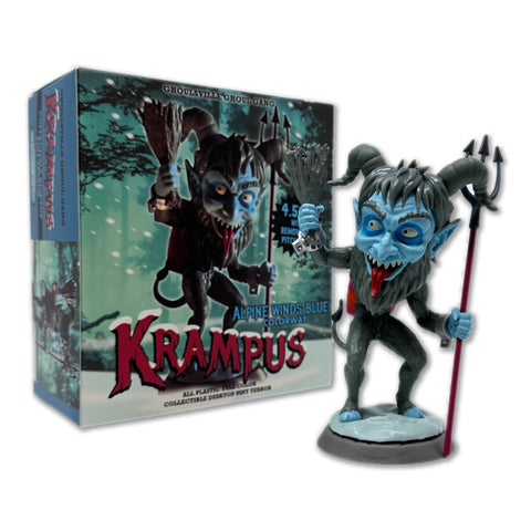 Krampus Christmas Holiday Horror Figure - Alpine Winds Blue