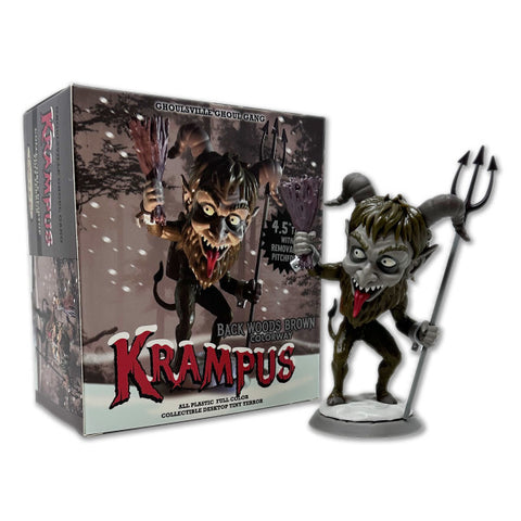 Krampus Christmas Holiday Horror Figure - Back Woods Brown