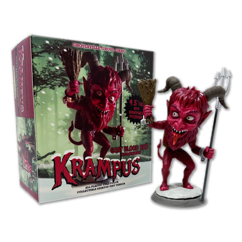 Krampus Christmas Holiday Horror Figure - Goat Blood Red