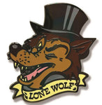 Lone Wolf Enamel Pin