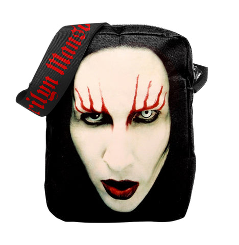 Marilyn Manson Red Lips Crossbody Bag