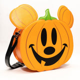 Mickey Mouse Jack O Lantern Pumpkin Crossbody Handbag Purse