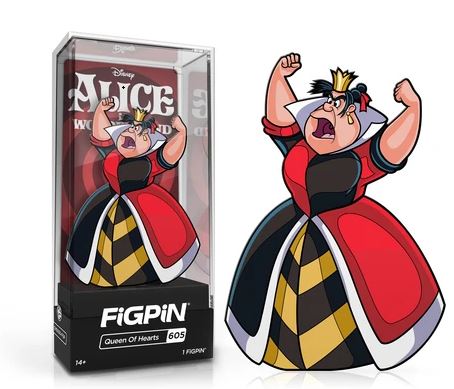 Queen of Hearts Alice In Wonderland FiGPiN Enamel Pin