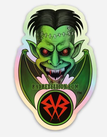 Rad Rebellion 3 Inch Holographic Vinyl Sticker