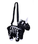 Gothic Unicorn Skeleton Handbag Purse
