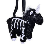 Gothic Unicorn Skeleton Handbag Purse