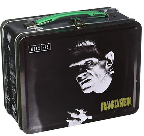 universal monsters lunch box Universal Monsters Frankenstein's Monster Tin Tote Lunch Box – Rad Rebellion