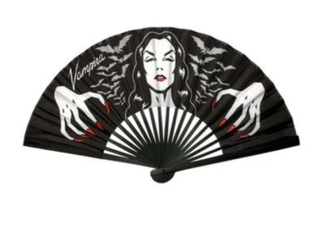 Vampira Hand Fan